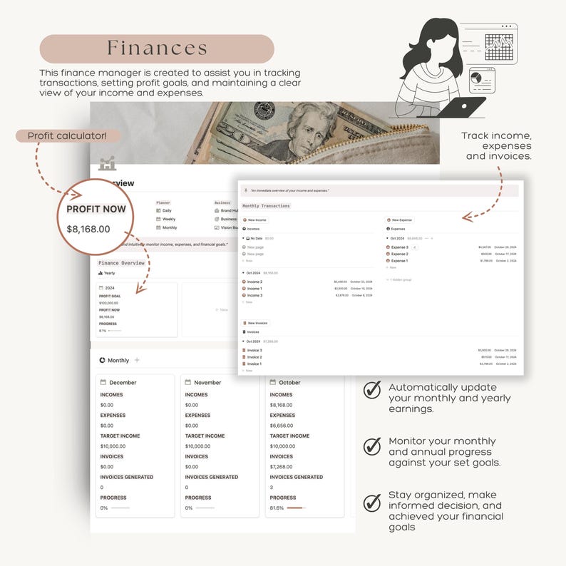 INTERIOR DESIGNER Notion Template Small Business Planner Notion ...
