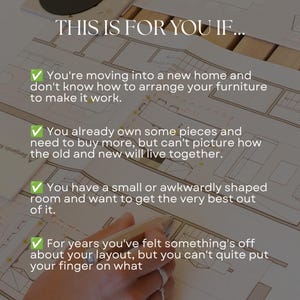 Furniture Layout Service | Custom Room Floor Plan to Scale | Personalized Interior Design Plan | Scaled Room Layout image 3