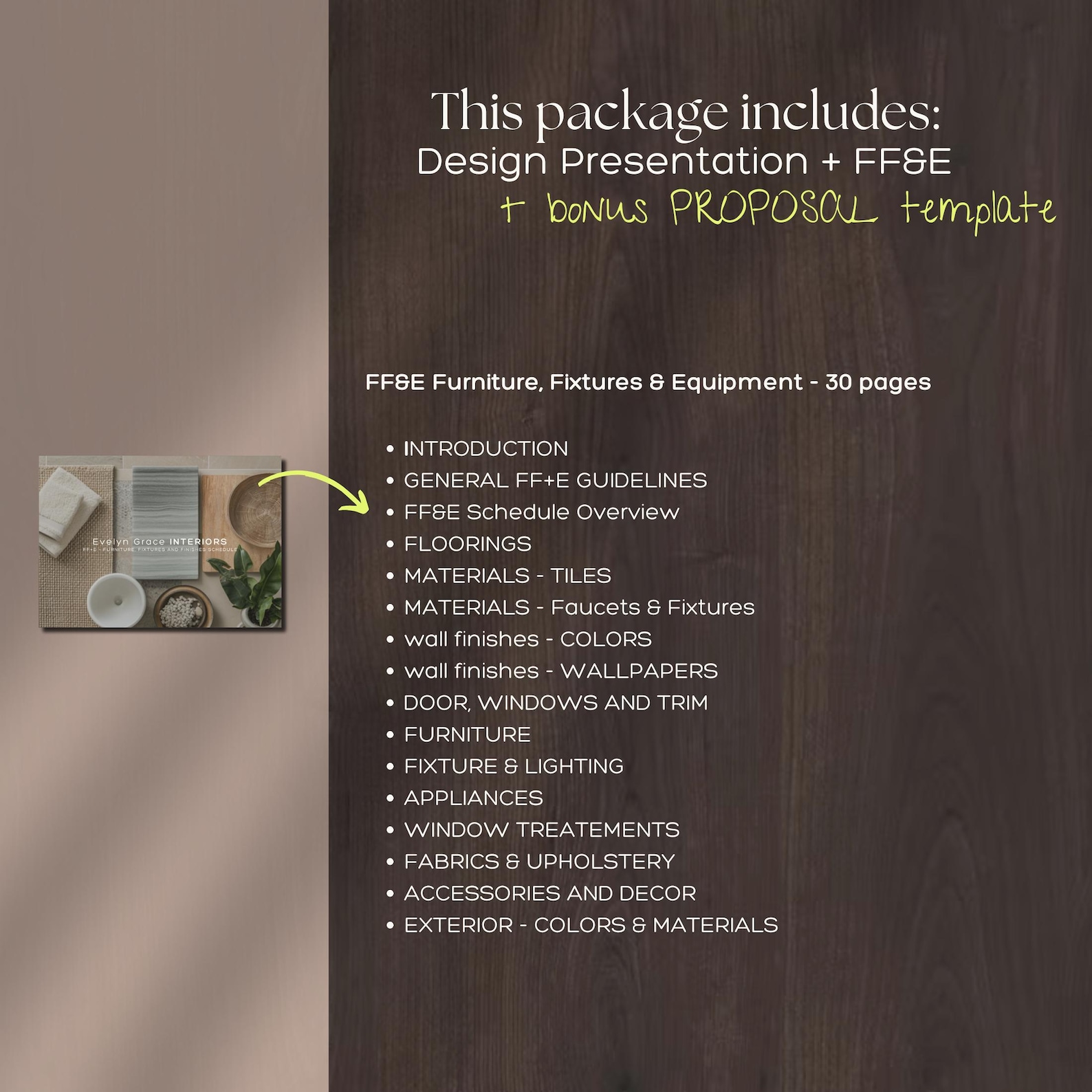 Interior Design Presentation, FF+E Bundle Canva, Interior Design ...