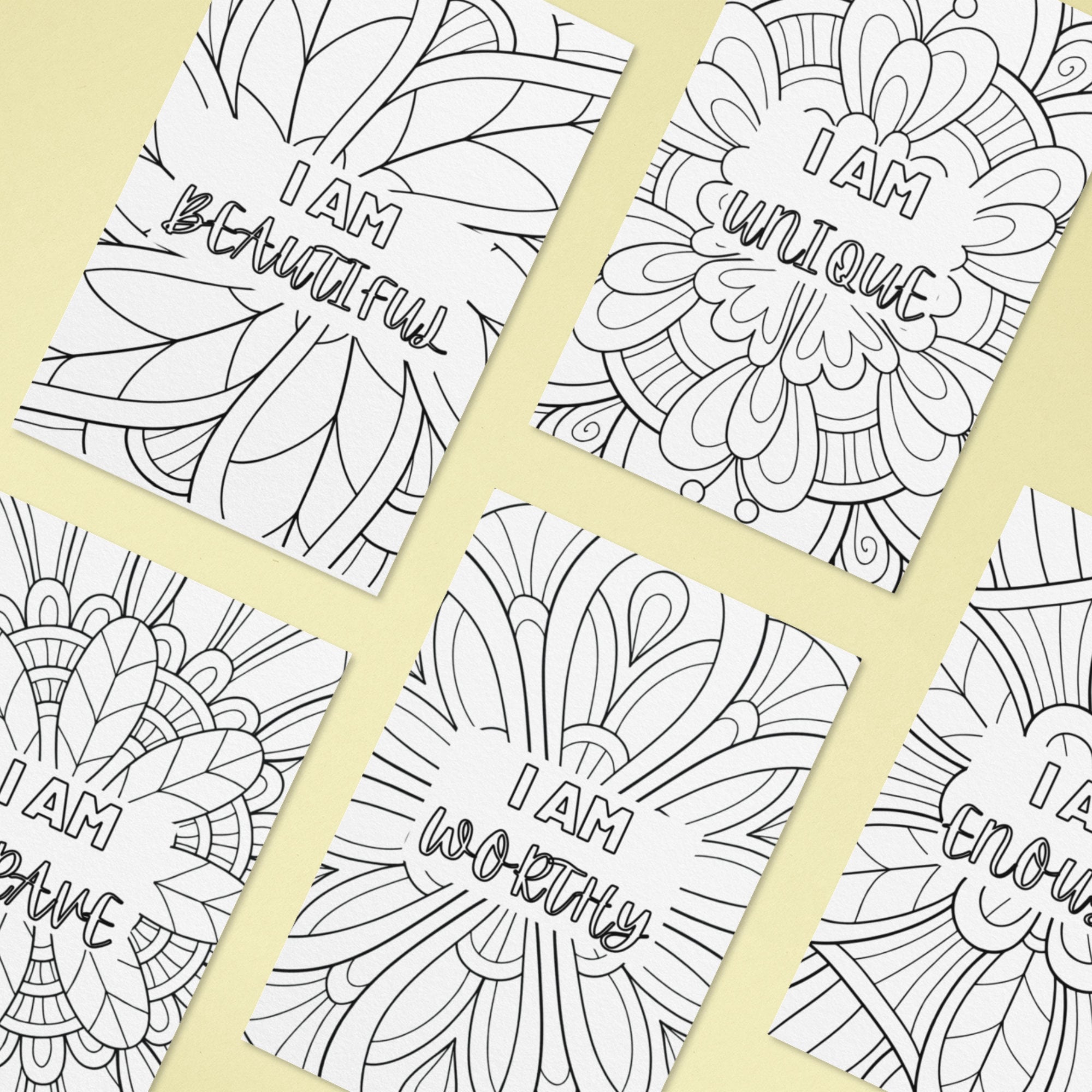 Mandala Coloring Pages Printable Coloring Pdf Anxiety Reducing ASD/ADHD ...