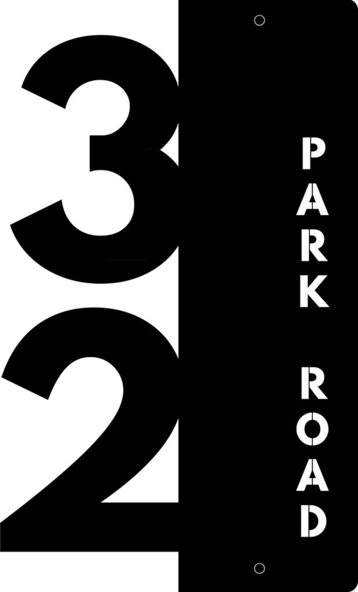 Modern House Number Plaque Modern House Number Sign Modern Etsy Canada