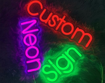 Custom neon sign, Neon Sign,  Aesthetic Neon Sign, Family Name Neon Sign, Wedding decor, Wedding Backdrop, Last Name Neon Sign, Home Decor