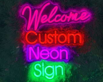 Custom logo sign, Neon Sign, Custon Neon Sign, Room Decor, Custom sign, LED Neon Light, Neon Bar Sign, LED Neon Sign,Bedroom Home Wall Decor