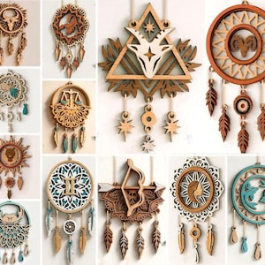 Laser Cut Zodiac Sign Decorations, SVG Files (Digital Download)