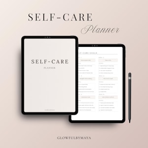 Self-Care Digital Planner | Daily Planner, Gratitude & Manifestation Templates