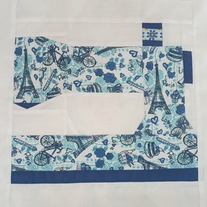 Sewing Machine Foundation Paper Piecing pattern for Beginners