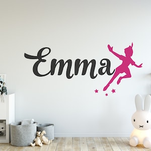 Stickers peter pan personnalisé avec prénom