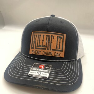 Richardson 112 snapback killin’ it leatherette patch hat