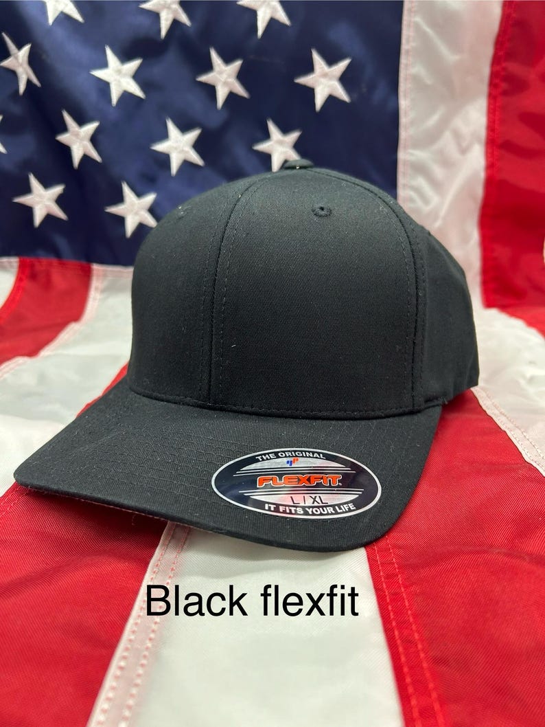 Personalized Hunting Hat for Dad Bow Hunter Snapback with Engraved Leather Patch Custom Richardson 112 Yupoong Gift for Him outdoorsman gift black flexfit L/XL