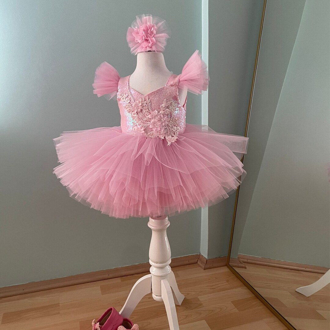 Liu Jo Baby Girls Dress In Light Pink 3 main image 1