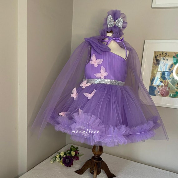 Etsy top purple dress