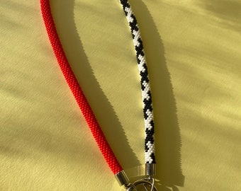 Handcrafted Beaded Phone Lanyard - Colorful and Elegant Design/gift for mom/mothers day gift