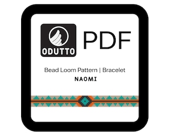 Patrón de pulsera con cuentas