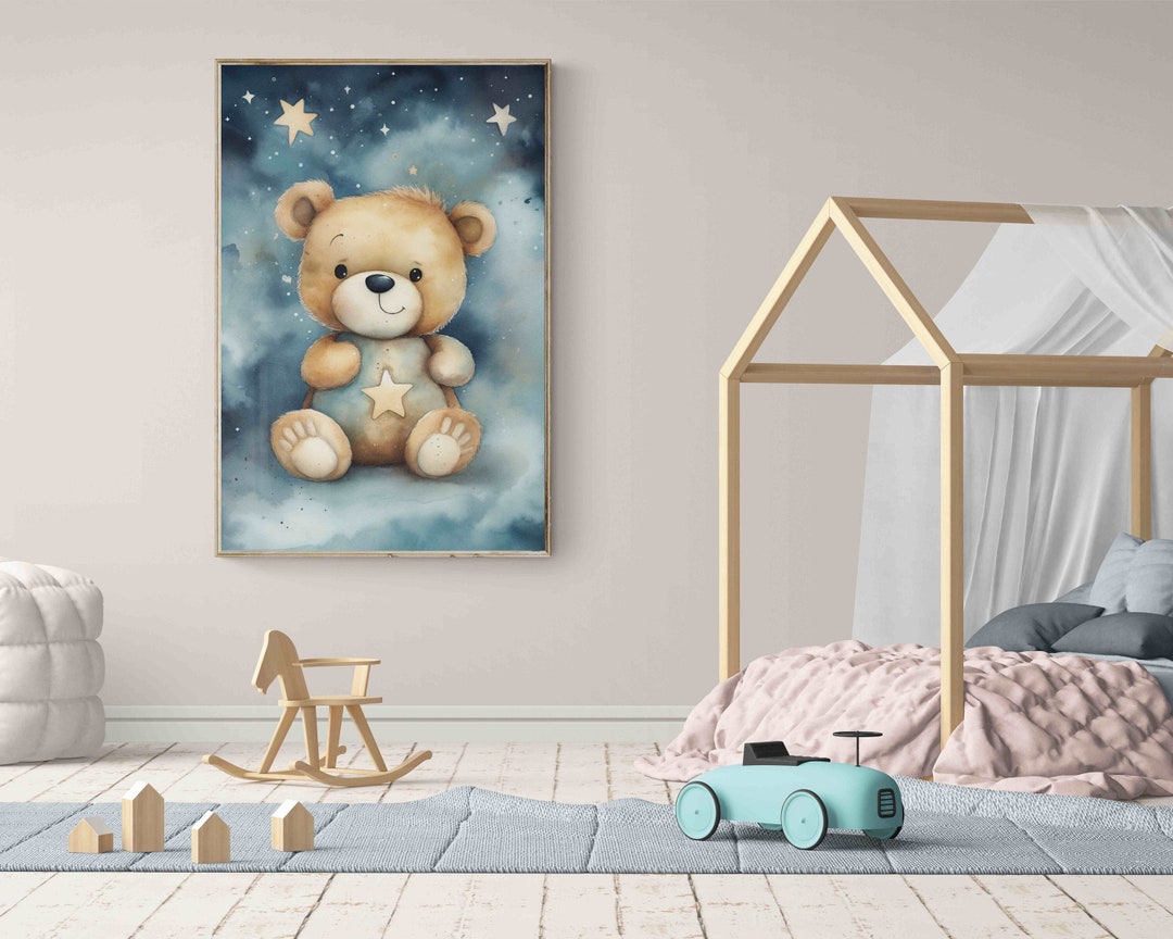 Teddy Bear Posters Instant Download Perfect for Nursery Etsy