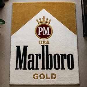 white and gold cigarette pack Marlboro Gold Pack