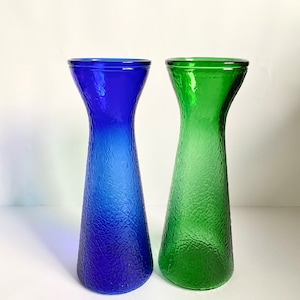 Fyens Glassworks Flower Bulb Vase, Danish Vintage Glass, 1930s Home Decor, Hyacinth Vase, Entryway Table Decorations, Scandinavian Living