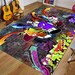 Graffiti,graffiti Rug, Unique Rug,living Room,colorful Rugs,abstract ...