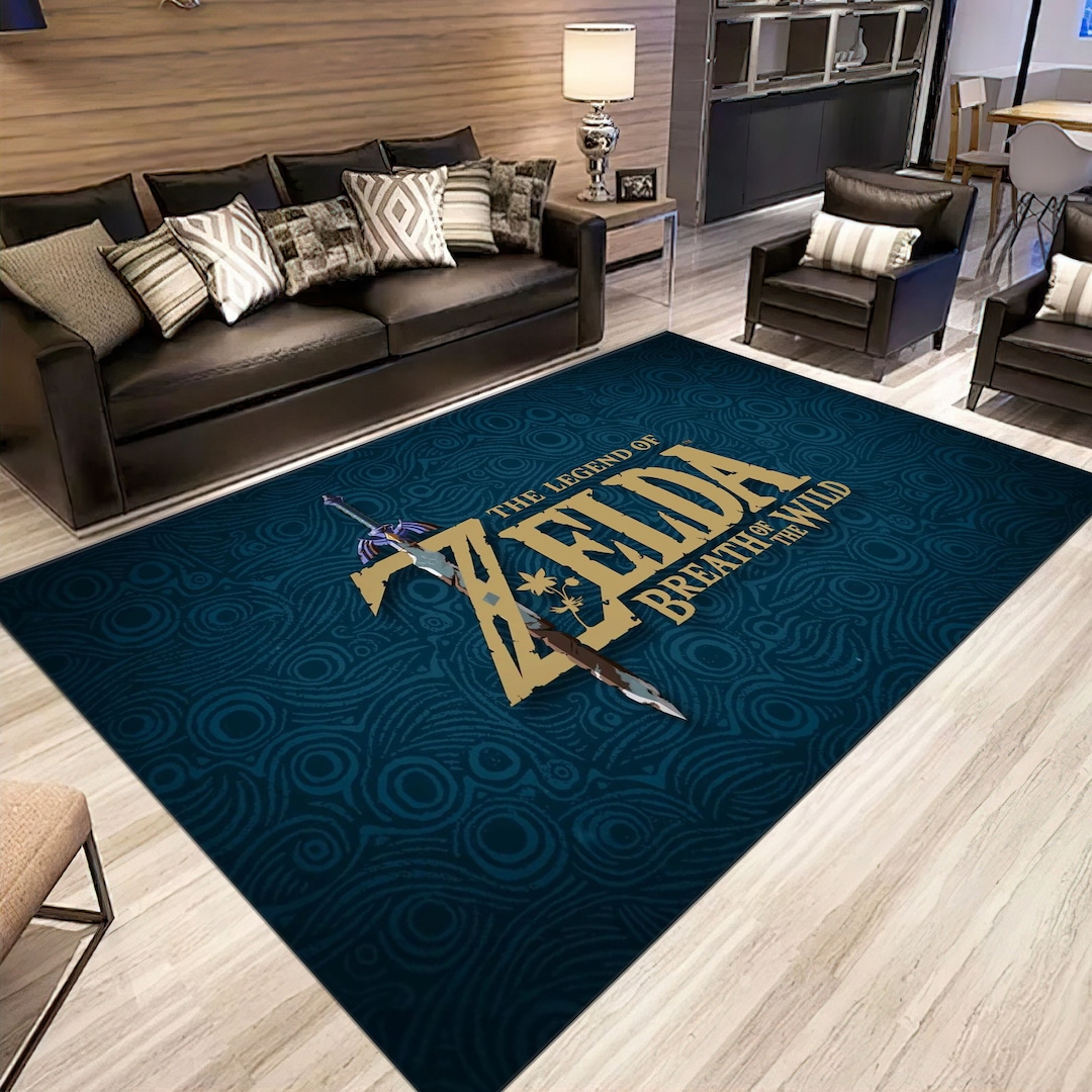 Zelda Legend Rug ,legend of Zelda, Gaming Rug, Area Rug ,zelda Game Rug