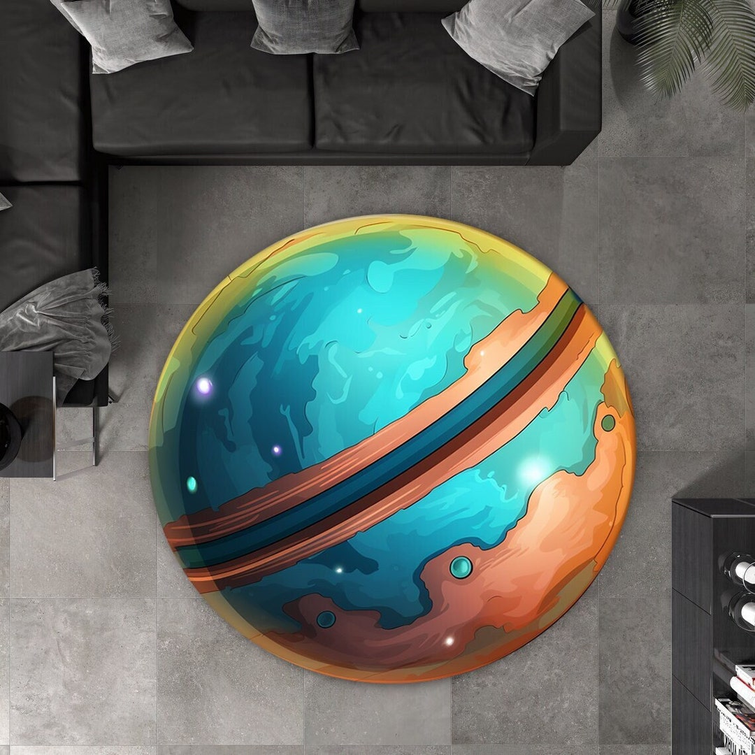 Uranus Rug,space Rug,galaxy Rug,astronaut Rug, Solar System