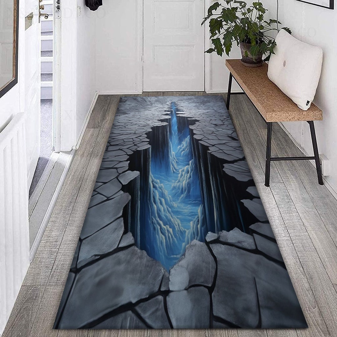 3D Rug,vortex Rug,water Vortex Rug,deep Hole Rug,3d Huge Crack,illusion