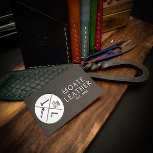 EDC, carteira de cartão minimalista, porta-cartão de crédito, porta-cartão de visita, carteira de couro masculina, presente para ele, presente para padrinho, presente para o dia dos pais, slim