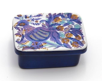 Plato de mantequilla Royal Copenhagen Tenera con tapa (pegado) Marianne Johnson Diseño vintage danés