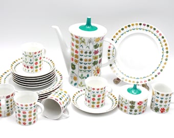 Rosenthal Mokka Service, Berliner Frühling, Design Baumann & Pucci