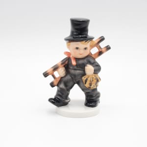 Figura de abejorro deshollinador figura de porcelana amuleto de la suerte de Goebel