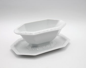 Saucière monobloc Rosenthal Maria blanche sans décoration