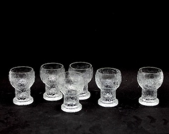 Juego de 6 vasos de chupito IITTALA Kekkerit (7 cm) de Timo Sarpaneva