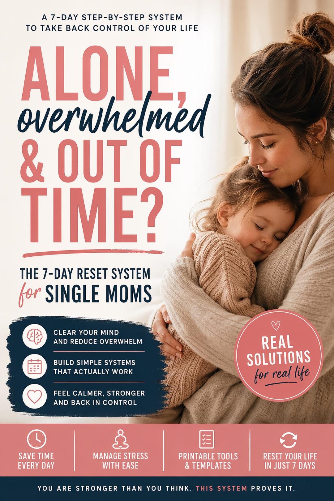 Single Mom 7-day Reset System | Stress Relief, Clarity, Time Control ...
