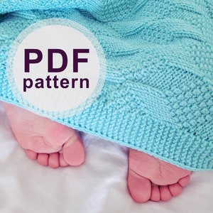 Knitting pattern Baby Blanket / Baby Blanket / Knitted Blanket / Baby Knitting pattern / PDF pattern