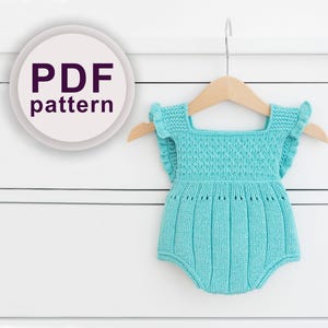 Modello a maglia per tutina da neonato in PDF, tutorial fai da te per pantaloni a pantaloncino, modello a maglia in PDF, tutorial per pantaloni a pantaloncino da neonato, pantaloncini corti da 0 a 4 anni