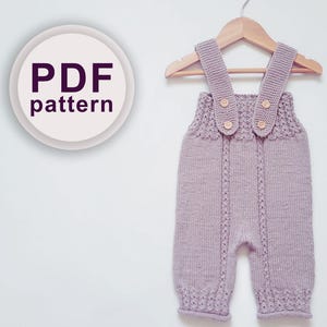 Baby Romper Knitting Pattern PDF, DIY Handmade Romper Tutorial, Knit Pattern, Instant Download 0-3 years. Romper Beginners, English Language