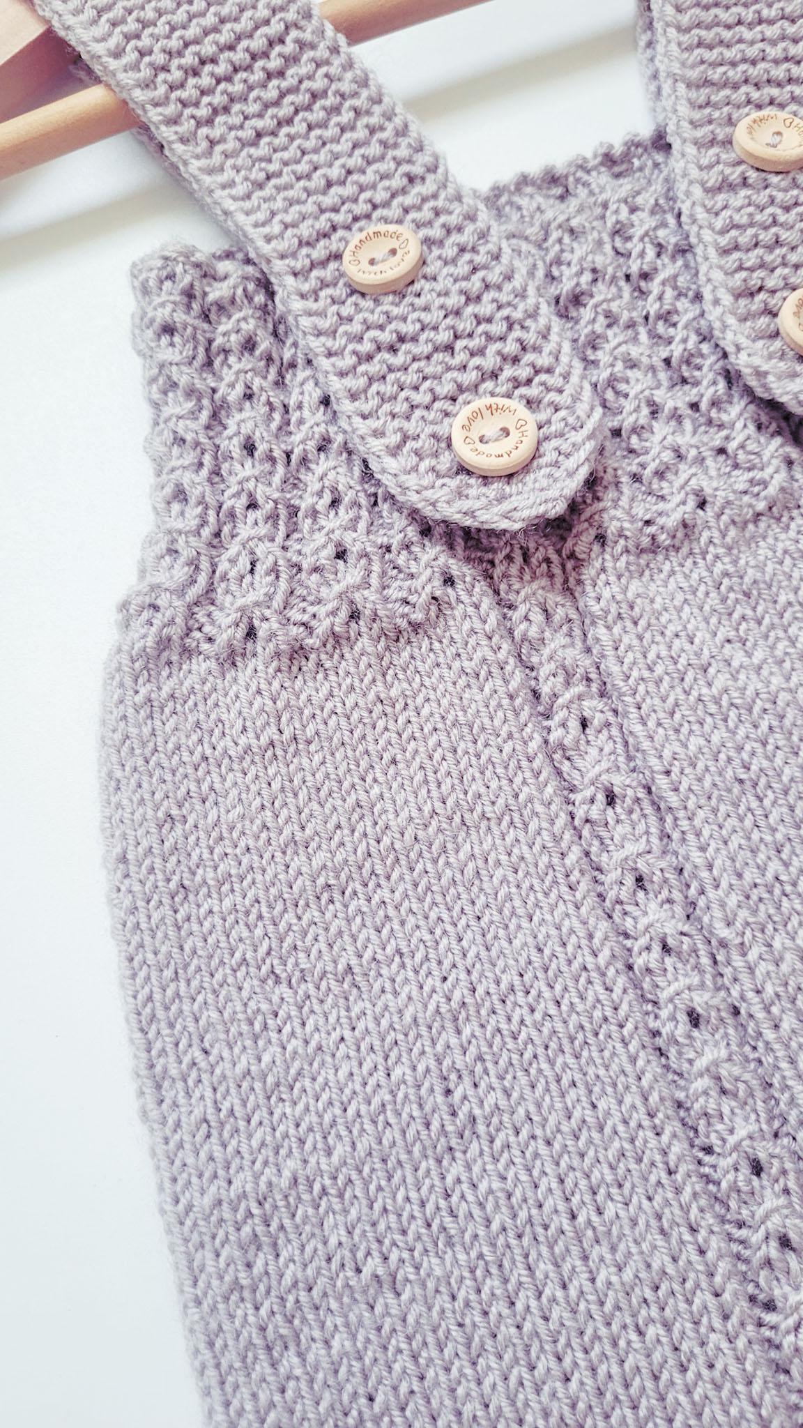 Baby Romper Knitting Pattern PDF, DIY Handmade Romper Tutorial, Knit ...
