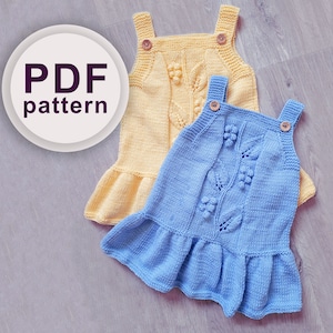 Knitting pattern baby dress / Baby Dress / Knitted dress / Baby Knitting pattern / PDF pattern