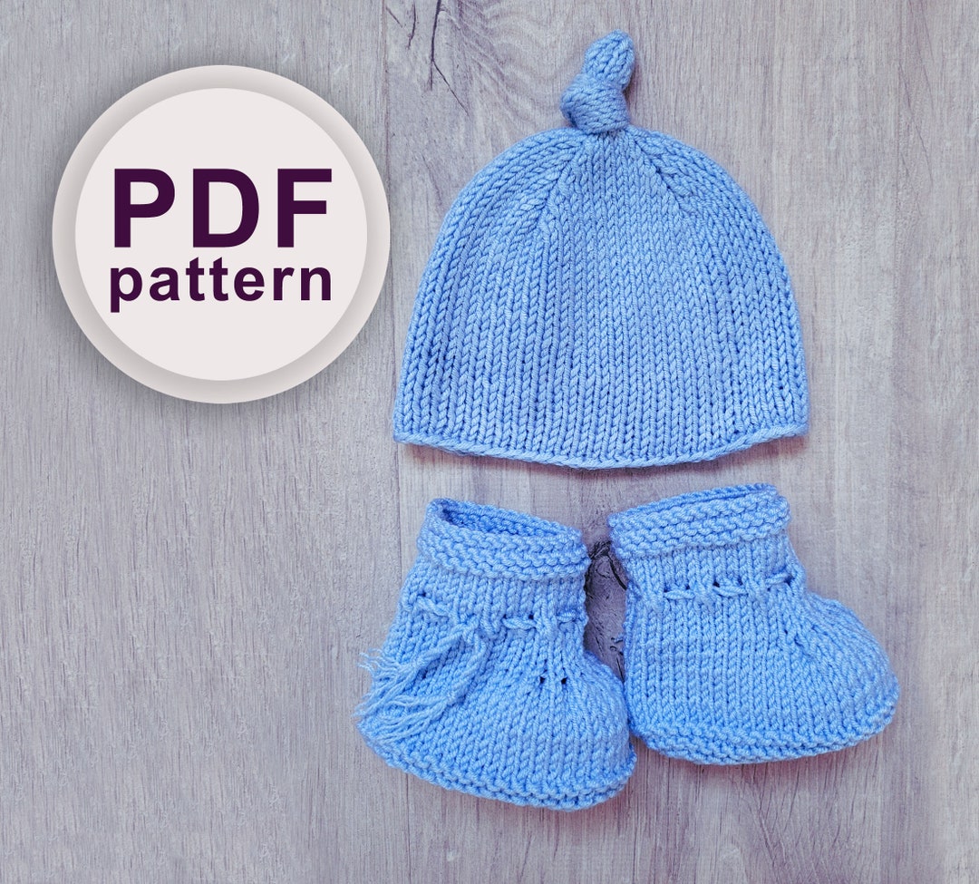 Baby Booties & Knitting Pattern X Beginner Knitting Etsy