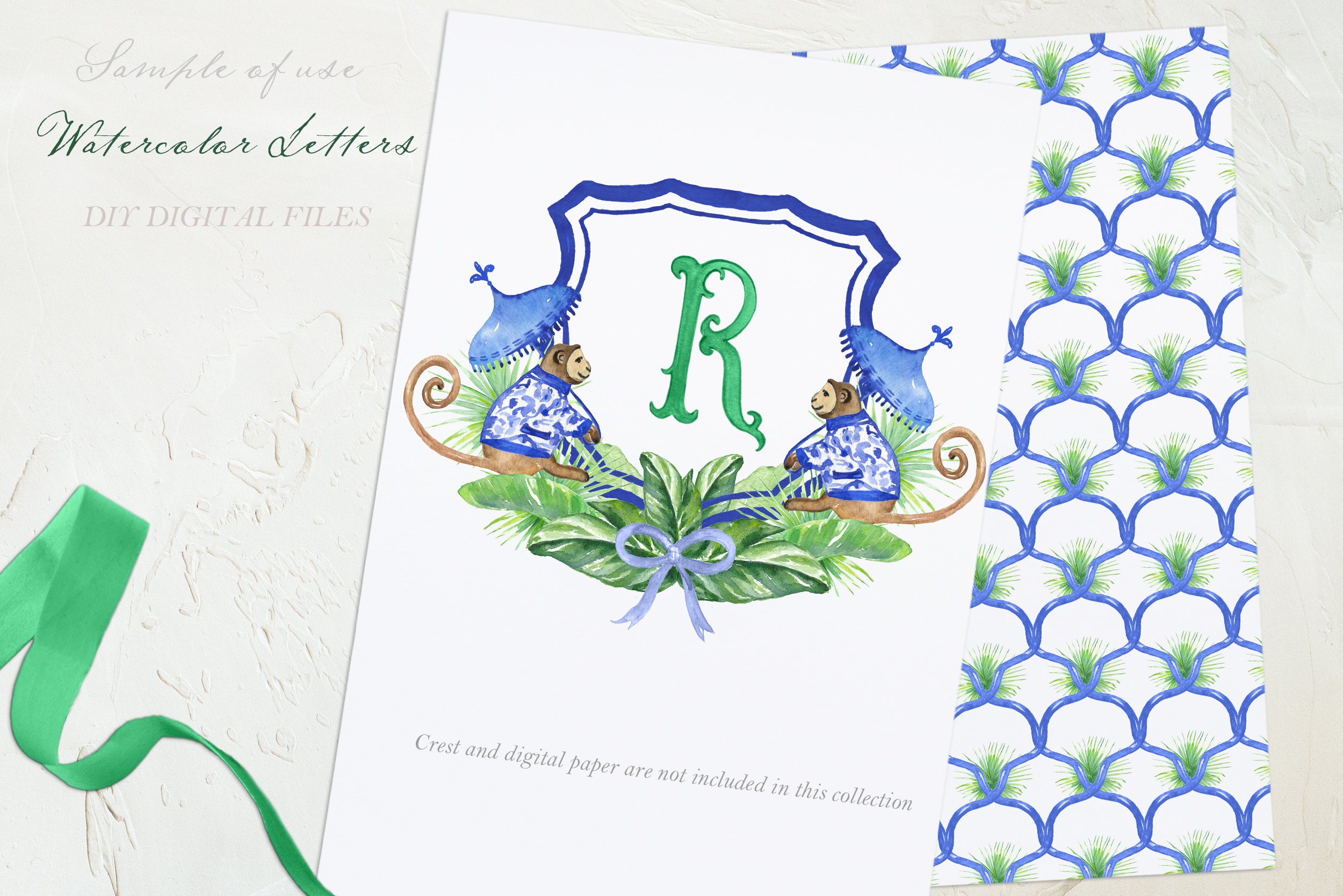 Wedding Monogram PNG Flourish Vintage Calligraphy Letters for Crest DIY ...