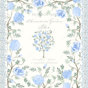 Chinoiserie Blue Wrapping Paper – Evelyn Henson