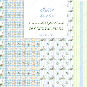 Easter Rabbit Spring DIY Digital Peter Rabbit Frame Grand Millennial ...