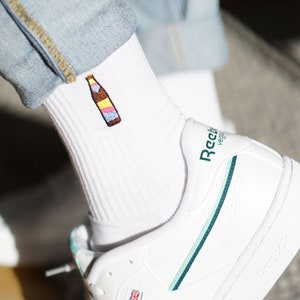 Cola Mix | Embroidered organic cotton socks