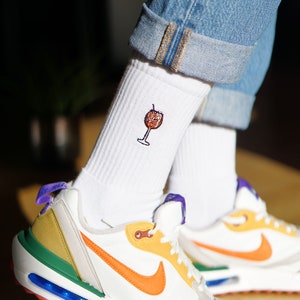 Spritz | Embroidered organic cotton socks