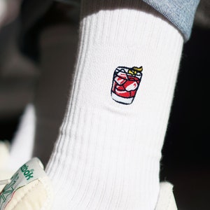 ネグローニ |オーガニックコットンの刺繍入りソックス