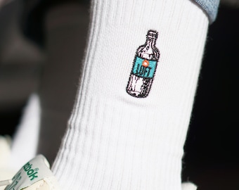 air | Embroidered organic cotton socks