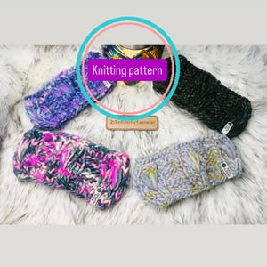 Lake Erie gebreide hoofdbandpatroon – supervolumineus garen (pdf-patroon)