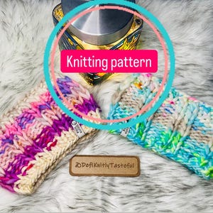 In My Scrappy Era Headband Knitting Tutorial: Super Bulky Knit Pattern (PDF Download)