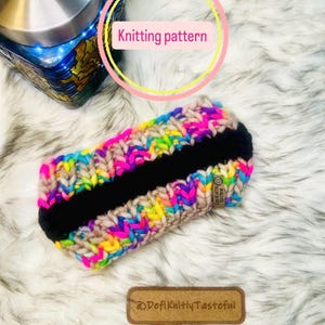 Cozy Knitted Headband Pattern: Around the Bend Colorwork Earwarmer (PDF Pattern)