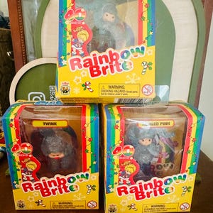 TLS Glitter Holiday Series Cheebees. Tickled Pink Rainbow Brite And Twink