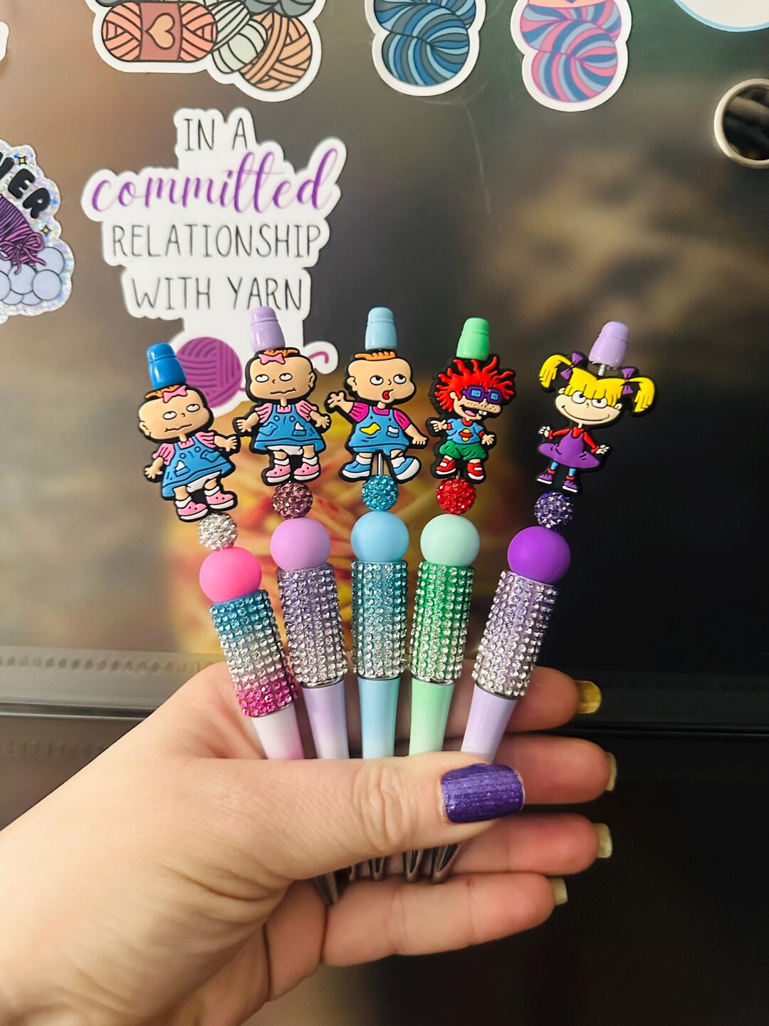 Character Rugrats Inspired Beadable Pen With Refillable Ink ...