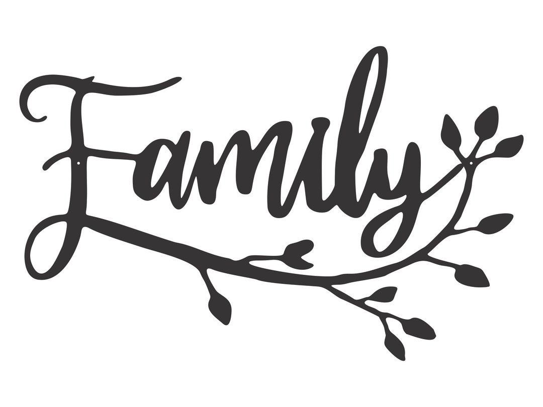 Family Metal Word Art | Personalized Wall Decor for Home | Metal Wall ...